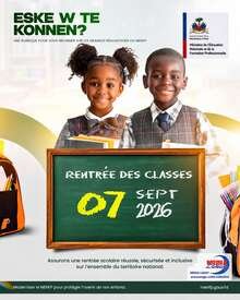 MENFP - Rentree des classes 2026 - MEDIA LAKAY