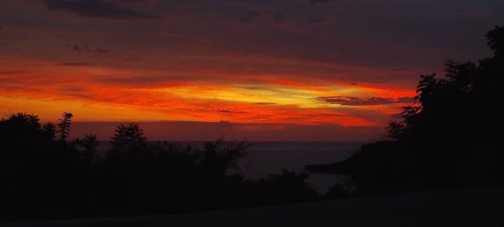 Coucher de soleil en Haïti